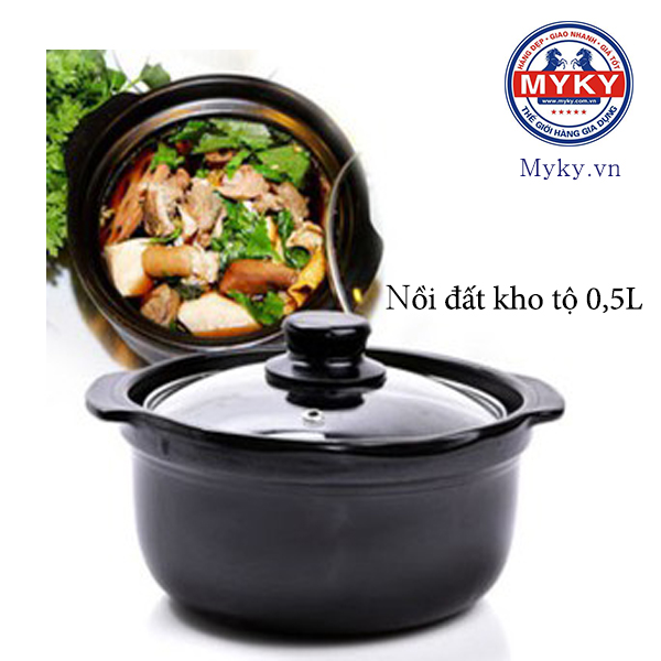 Nồi đất kho tộ 0,5 lít