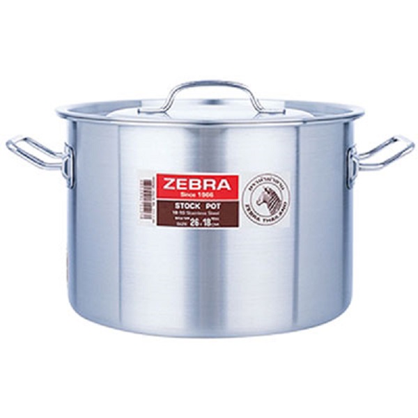 NỒI HẦM INOX 26CM ZEBRA THẤP (9L5)