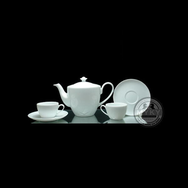 BỘ TRÀ 0.65L DAISY TRẮNG