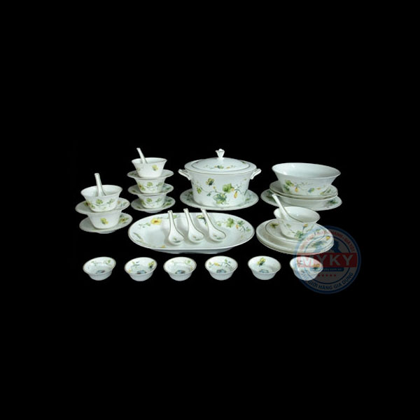 BỘ BÀN ĂN TULIP NGÀ DUYÊN QUÊ 33SP