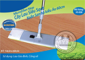 Cây lau nhà siêu sạch kiểu áo 60 cm Home