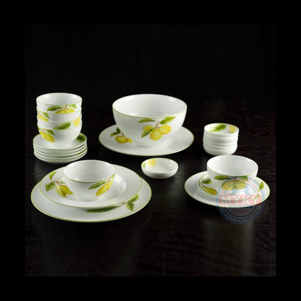 BỘ BÀN ĂN CAMELLIA QUẢ CHANH 23SP
