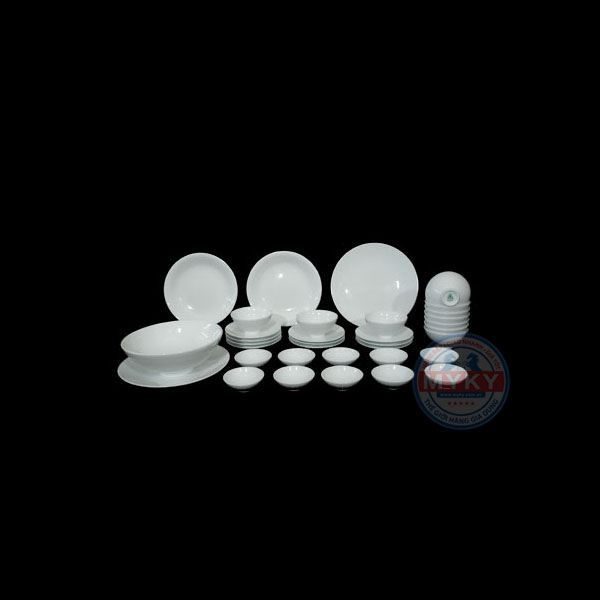 BỘ BÀN ĂN DAISY TRẮNG 35SP