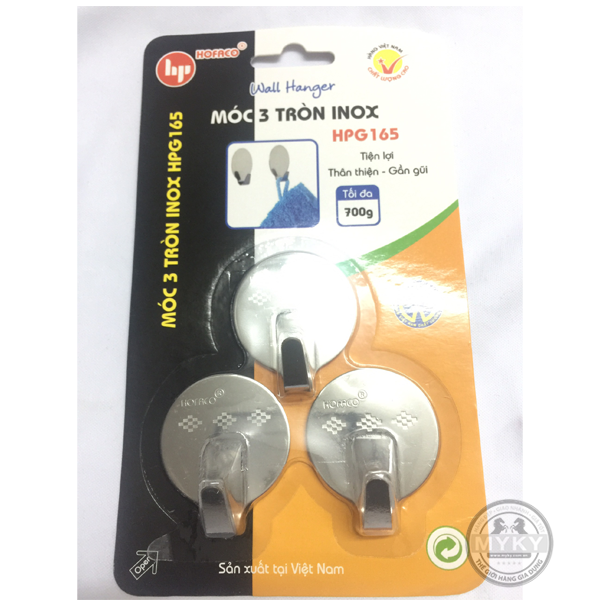 MÓC 3 TRÒN INOX G165