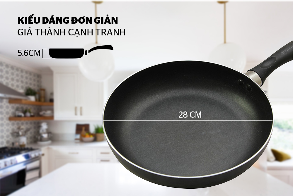 Chảo trơn  Sunhouse CD 28