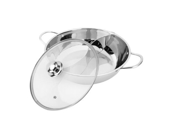 Nồi lẩu uyên ương inox 2 đáy
