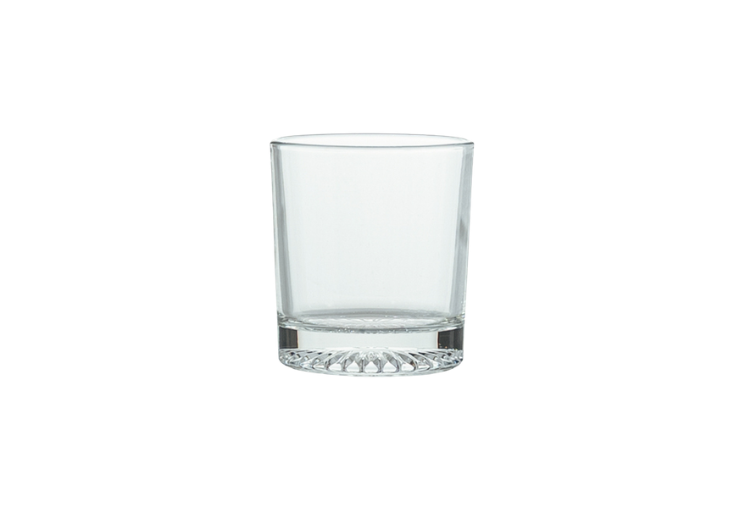 Ly Thủy Tinh Lùn Đáy Khía 240ml DUY TÂN