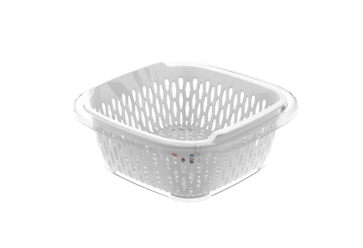 Bộ Thau Rổ Vuông 2T0 DUY TÂN