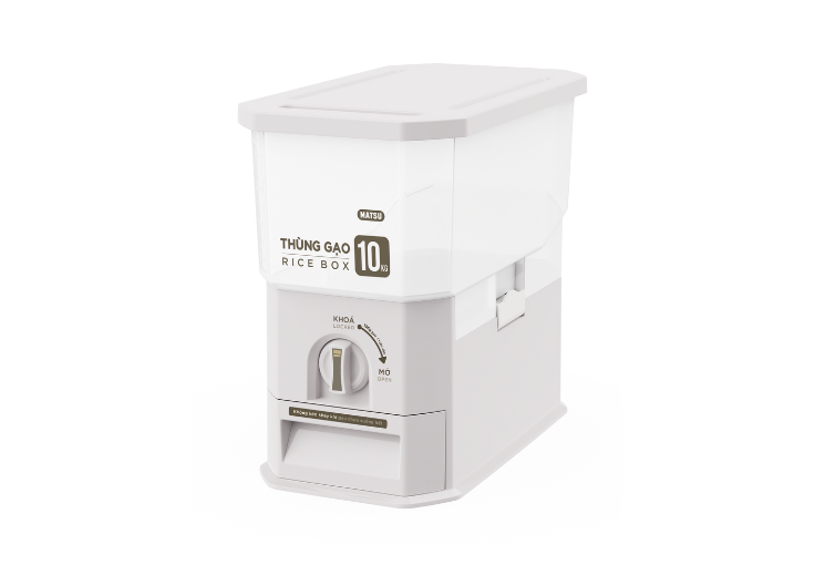 Thùng Gạo Clear 10kg DUY TÂN
