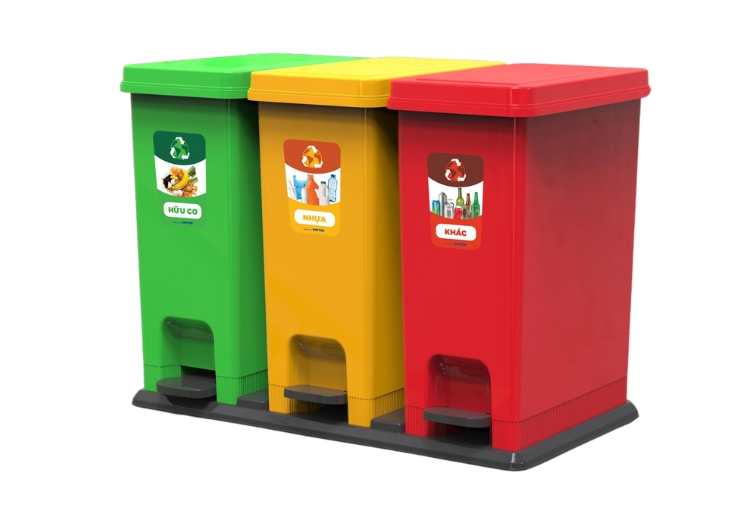 Thùng Rác Eco Bộ 3 DUY TÂN