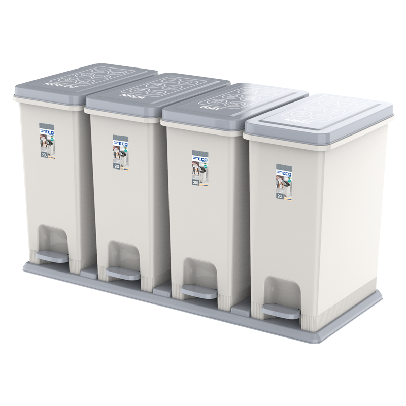 Thùng Rác Eco Bộ 4 DUY TÂN